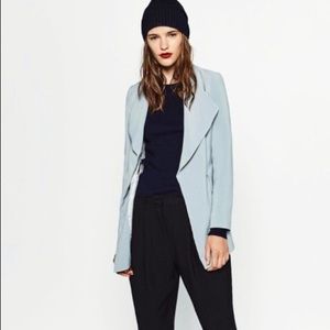 Zara Flowing Crepe Blazer